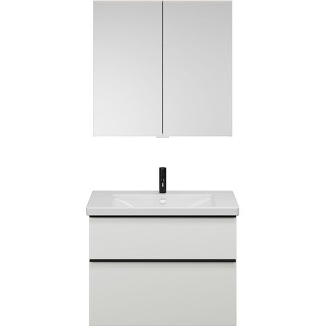 burgbad Eqio Set, bestehend aus Spiegelschrank,