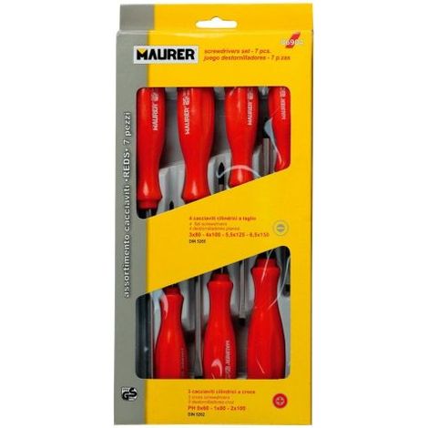 CACCIAVITI MAURER SERIE 7PZ REDS PROFESSIONAL CF. BLISTER