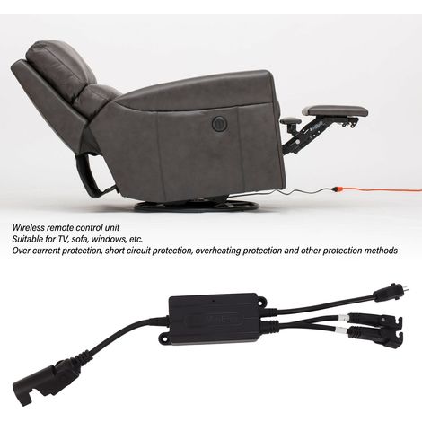 Ortviai Télécommande sans fil 2,4 GHz pour fauteuil électrique à moteur simple – 29 V, contrôle bidirectionnel (1/4)