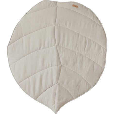 Tapis de sol feuille molletonné bébé enfant autumn vibes - Beige (1/5)