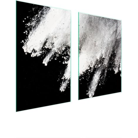 Plaque de protection en verre pour cuisine 65x52 anti-explosion (1/5)