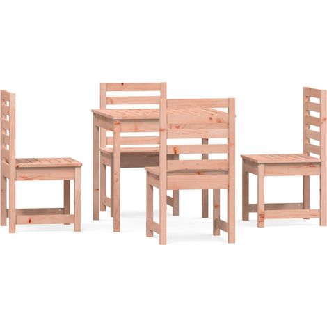 Maison Exclusive - Set da Pranzo per Giardino 5 pz in Legno Massello di Douglas
