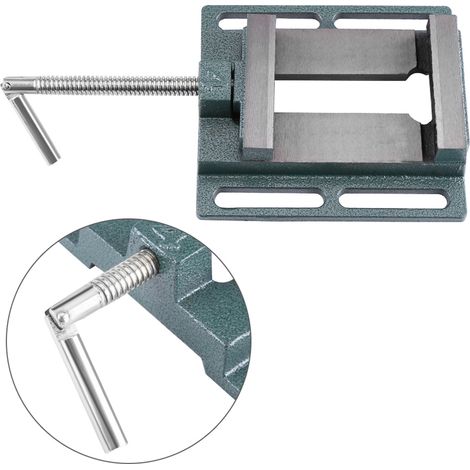 Étau d'établi 2,2 kg à fixer sur table, presse à serrage avec base pivotante et verrouillage (1/5)