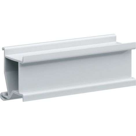 Hager – Rehausseur rail Din pour interrupteurs en boîte X160 – Longueur 20 modules – IP4X – Matière plastique – Degré de pollution 3 - HYA036H