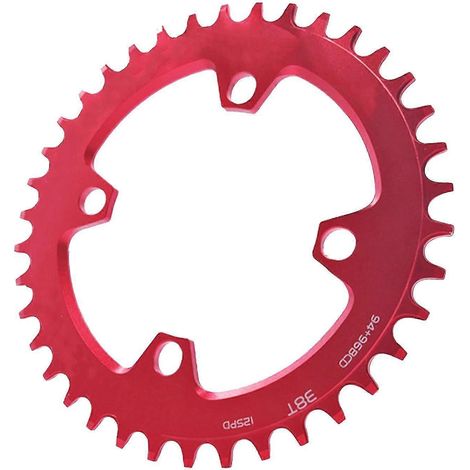 Plateau de vélo VTT 94/96bcd 32/34/36/38 dents pour Shimano M4000-36-Red (1/5)