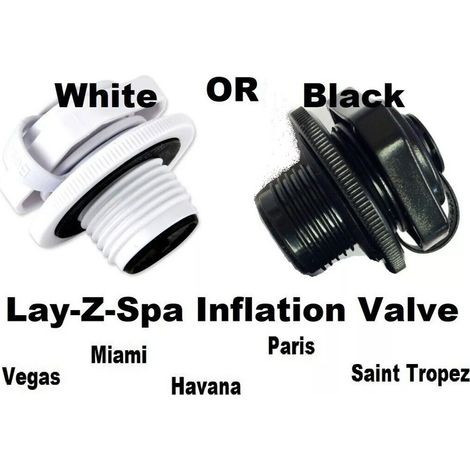 Swimming pool accessory replacement plug F4C009B Inflatable bathtub valve cover replacement cap Lay-Z-Spa replacement cap -- F4C009B (black plug cap) (1/5)