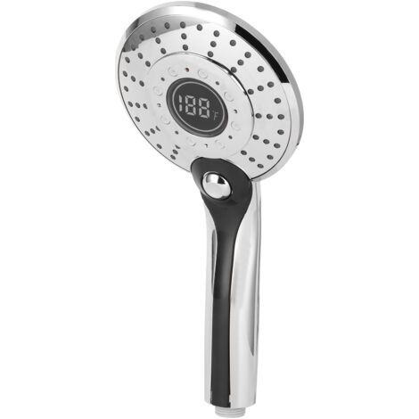 G1/2 Duschkopf mit 3-farbiger LED-Beleuchtung, Handbrause, Badezimmeraccessoire (1/5)