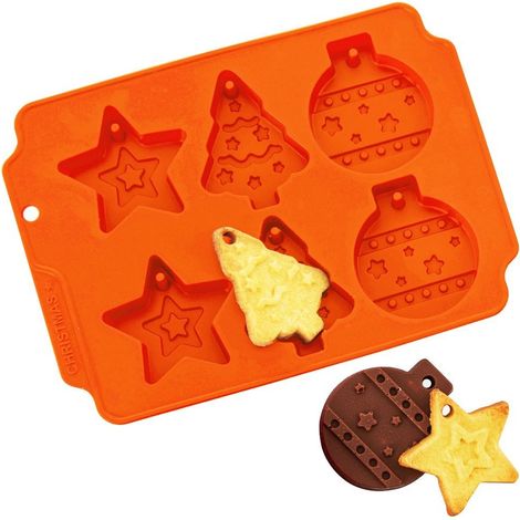 Moule à biscuits de Noël en silicone (1/5)