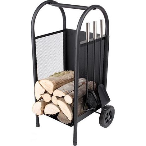 Ständer Homefire LR802, für Kaminholz + Werkzeug, 35x31x81 cm