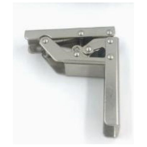 Charnières pliantes à 90°, charnières rabattables métalliques pour meubles, portes, tables et étagères, charnières de support pliables, 4 pièces (1/4)