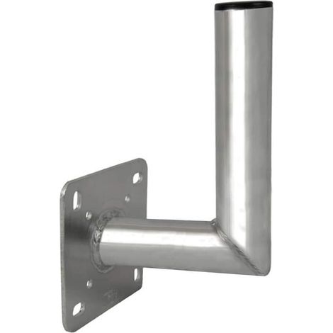Support mural - Aluminium - 18 cm - Antenne parabole satellite - Antenne terrestre - Résistant intempéries