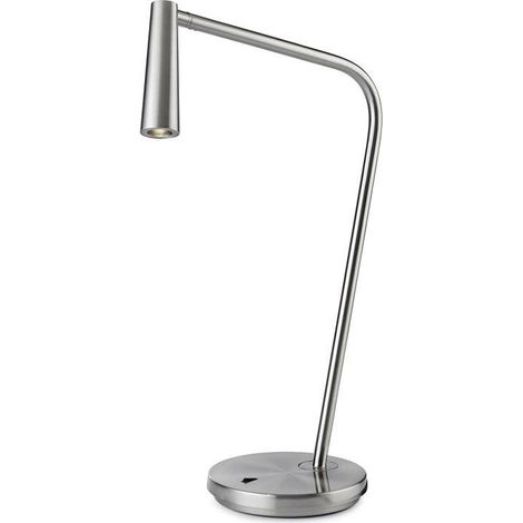 Leds-C4 Gamma - Lampe de table LED Nickel satiné 175lm 2700K (1/2)