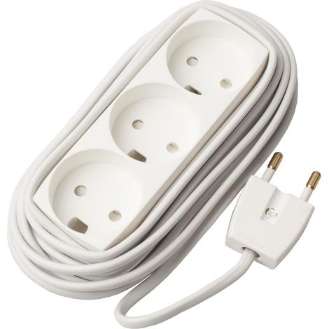 Microconnect GRUELU3H050 base multipla 5 m 3 prese CA White