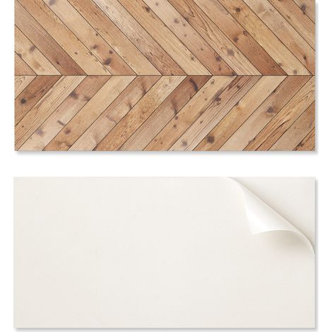 Baldosas decorativas de vinilo autoadhesivas con estampado de tablero diagonal, 10x40x20 cm.