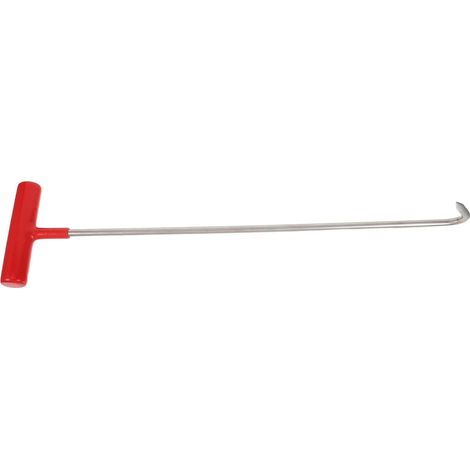 Crochets en T Robustes en Acier Inoxydable pour Plaques D'égout, Outil Portable Prise Sécurisée, pour Travaux Extérieurs et Entretien Urbain (1/5)
