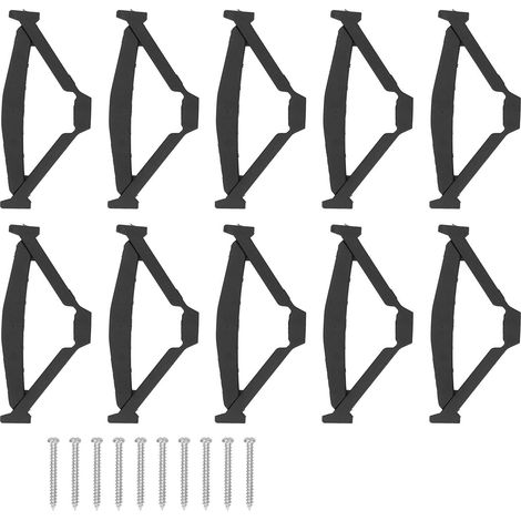 Lot de 10 boîtiers d'encastrement ajustables 68-79mm pour réparation de plaques d'interrupteur type 86, outil de maintenance invisible (1/5)