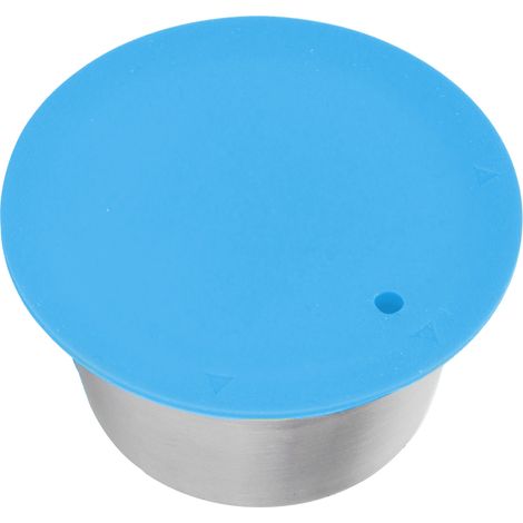 Wiederverwendbare Edelstahl-Kaffeekapsel, nachfüllbarer Filter für die Dolce Gusto Maschine, blau (1/5)