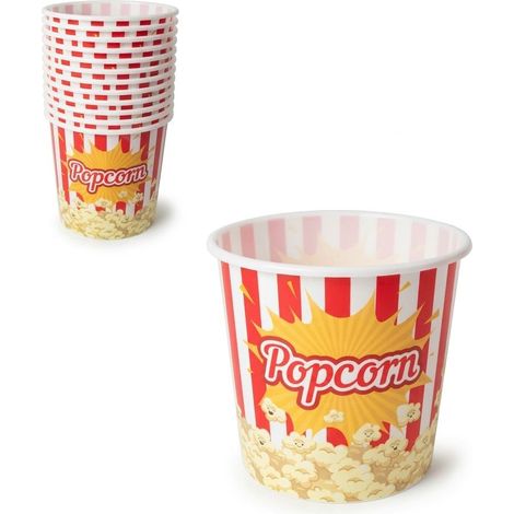 Set 6 Secchiello per Popcorn / Contenitore Snack Hemax Assortito (1/4)
