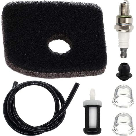 Kit de 6 pièces : filtre à air, bougie d’allumage, tuyau d’essence pour souffleur de feuilles Stihl BG56 SH86 (1/5)
