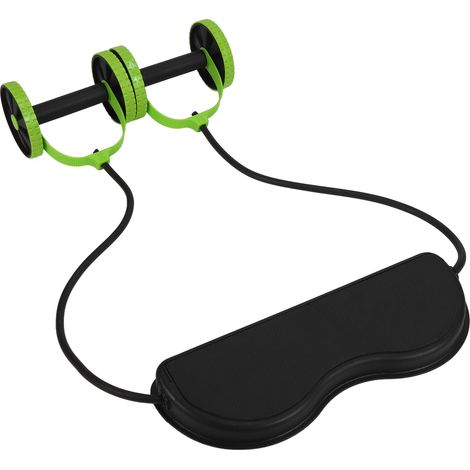 Roues abdominales multifonctionnelles, rouleaux de musculation pour abdominaux, cordes de traction, équipement de fitness (1/5)