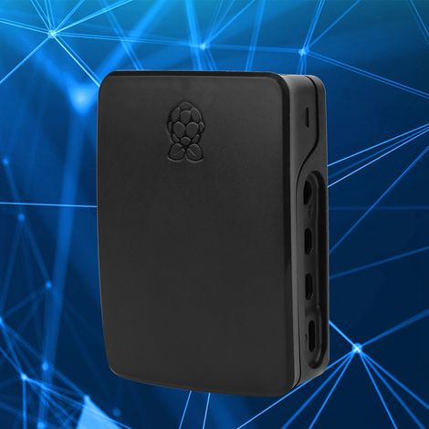 Coque ABS de Protection pour Raspberry Pi 4B, Coque Noire avec Découpes Précises, Résistante à la Corrosion, Clip Encastrable, Étui Rigide Compatible avec Pi 4 Modèle B (1/5)