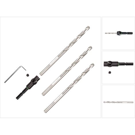 493421 Festool Punta a spirale HSS D 3/33 CE/M-Set