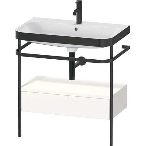 Set Duravit Happy D.2 Plus con consola metálica y cajón,
