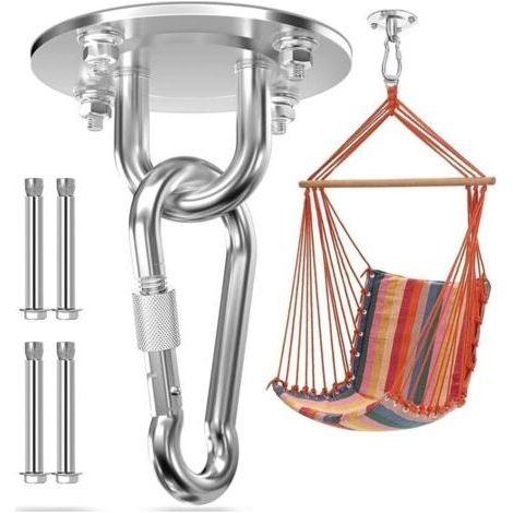 Heavy Duty Ceiling Hook 360° Rotatable Heavy Duty Hanging Hook 304 Stainless Steel Rotatable Ceiling Hanging Hook B (1/5)