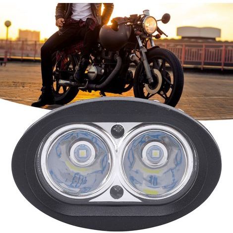 Phare LED 20W Double Projecteur 4 Pouces pour Voiture Camion Quad Bateau Moto Noir (1/5)