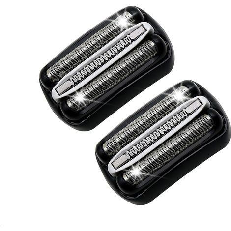 2Pcs 32B Tête de Rasage électrique pour Série 3, Têtes de rechange,Tête de Rasoir électrique, Tête de Remplacement de Rasoir Homme pour 3000s 3010s 3050cc 3040s 3070cc 3080s 3090cc (1/5)