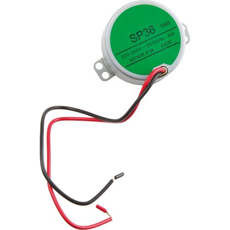Motoréducteurs V c.a. RS PRO, 64,4 x 24,5 mm, 4 W 220  240 V ( Prix pour 1 )