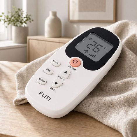 Télécommande Universelle Climatiseur Blanc 3V Compatible Komeco Comfee R06/BGE R09B/BG (1/5)