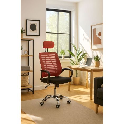 Sillas de escritorio - Silla Kontor - Rojo (1/5)