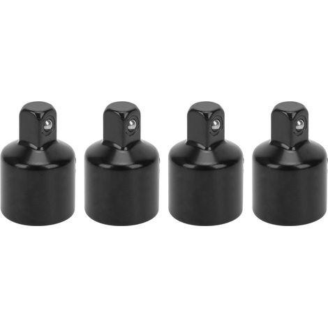 Jeu de 4 adaptateurs douille cliquet, tête de conversion outillage, 3/8 mâle vers 1/4 femelle, accessoires de réparation bricolage. (1/5)