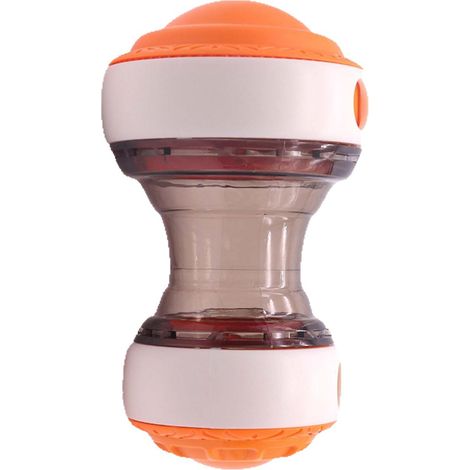 Distributeur de friandises pour chien, jouet pour animaux, jouet d'éducation canine, à mâcher et rotatif, orange (1/5)