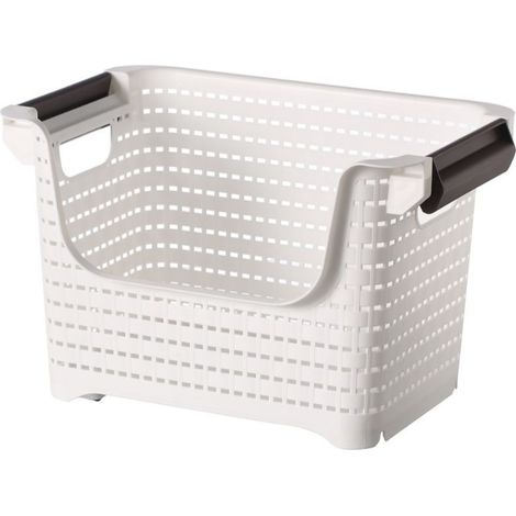 Panier de Rangement Étagère Plastique Ajouré Grand Modèle A B C D E Design Moderne