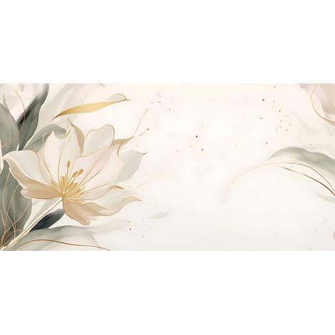 Papier peint panoramique - Fleurs - 130 cm x 65 cm (1/2)