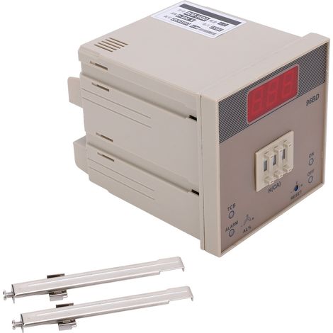Thermostat BERM à affichage numérique, molette de réglage de température en plastique, interrupteur 220 V (1/5)