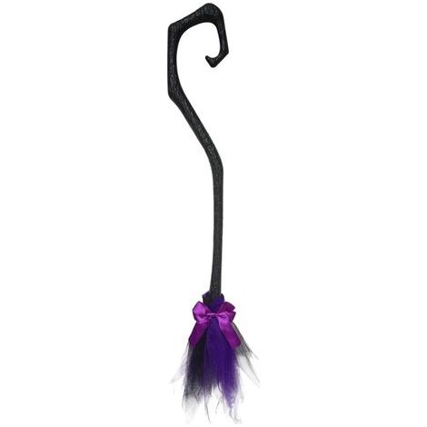Balai de Sorcière Décoration Halloween Décoration de Balai de Sorcière 94 CM, Effrayante Portable avec Ruban pour Mur Porte Extérieur Intérieur Jardin Porche Intérieur Extérieur (1/5)