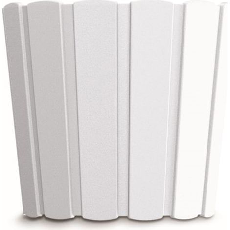 Maceta BOARDEE BASIC 0,8L., dimensiones 12x12x10,9 cm, color Blanco