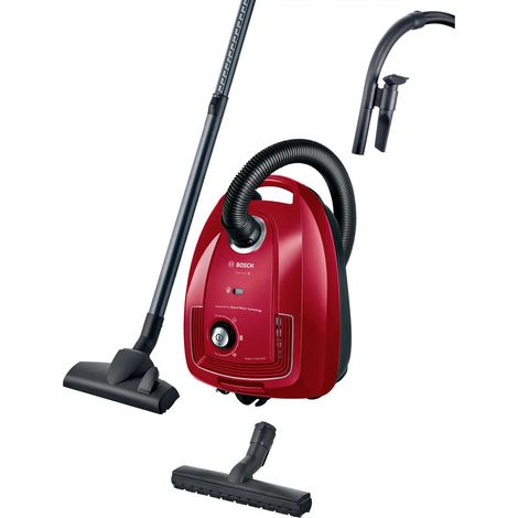 [NEUWERTIG] B-Ware Bosch Staubsauger mit Beutel Serie 4 rot 600 W 4 l Staubkapazität 10 m Radius (1/2)