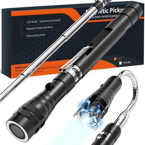 Cadeaux pour hommes : gadgets originaux et créatifs, outils multifonctions utiles, ramassage magnétique rétractable, outils pour voiture
