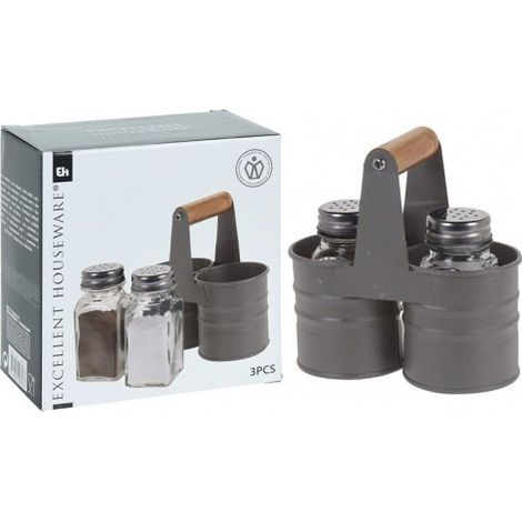 ESTUCHE SAL Y PIMIENTA, GRIS MARENGO - EHLIS