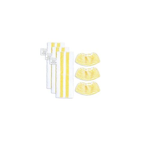 Ensemble de chiffons en microfibres Compatible avec les nettoyeurs vapeur pour Kärcher EasyFix SC 1, SC 2, SC 3, SC 4, SC 5 ,Nouvel ensemble comprenant 3 buses pour sols et 3 buses à main
