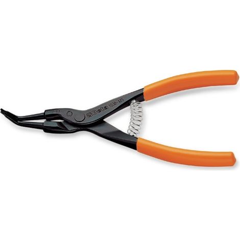 Pinza anelli elastici becchi piegati beta 1037 - 40/100