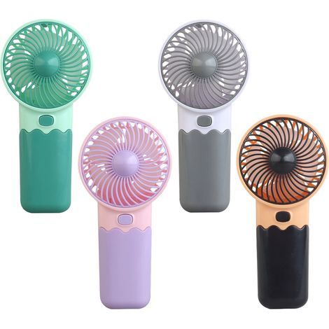 USB Tischventilator leise Mini Ventilator für Schreibtisch mit regelbaren Geschwindigkeitsstufen 5cm groß für Home Office, Schlafzimmer & Tisch PC (1/5)