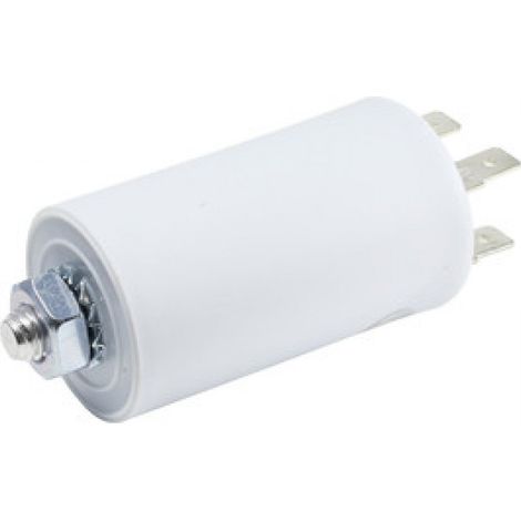 Condensateur Moteur de travail 70uf 450vac Faston 55x120mm M8 12ag029 Ct70mf450v/faston