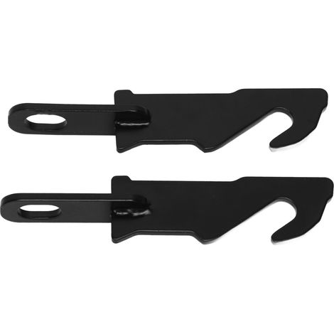 Verrous de porte ATV UTV 3.5 pouces Noir Côté Gauche et Droit Remplacement pour Polaris RZR XP 1000 2014-2023 (1/5)
