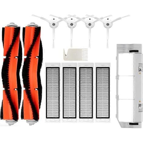 Seitenbürste und HEPA-Filter für Mi 1/1S Max Saugroboter, Ersatz- und Wartungsset mit Reinigungszubehör, Xiaomi-kompatible Ersatzteile, für den Heimgebrauch, Komplettset. (1/5)