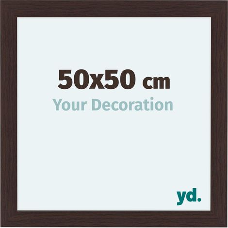 yd. - Cadre photo 50x50 - Chene Fonce - MDF - Como (1/5)